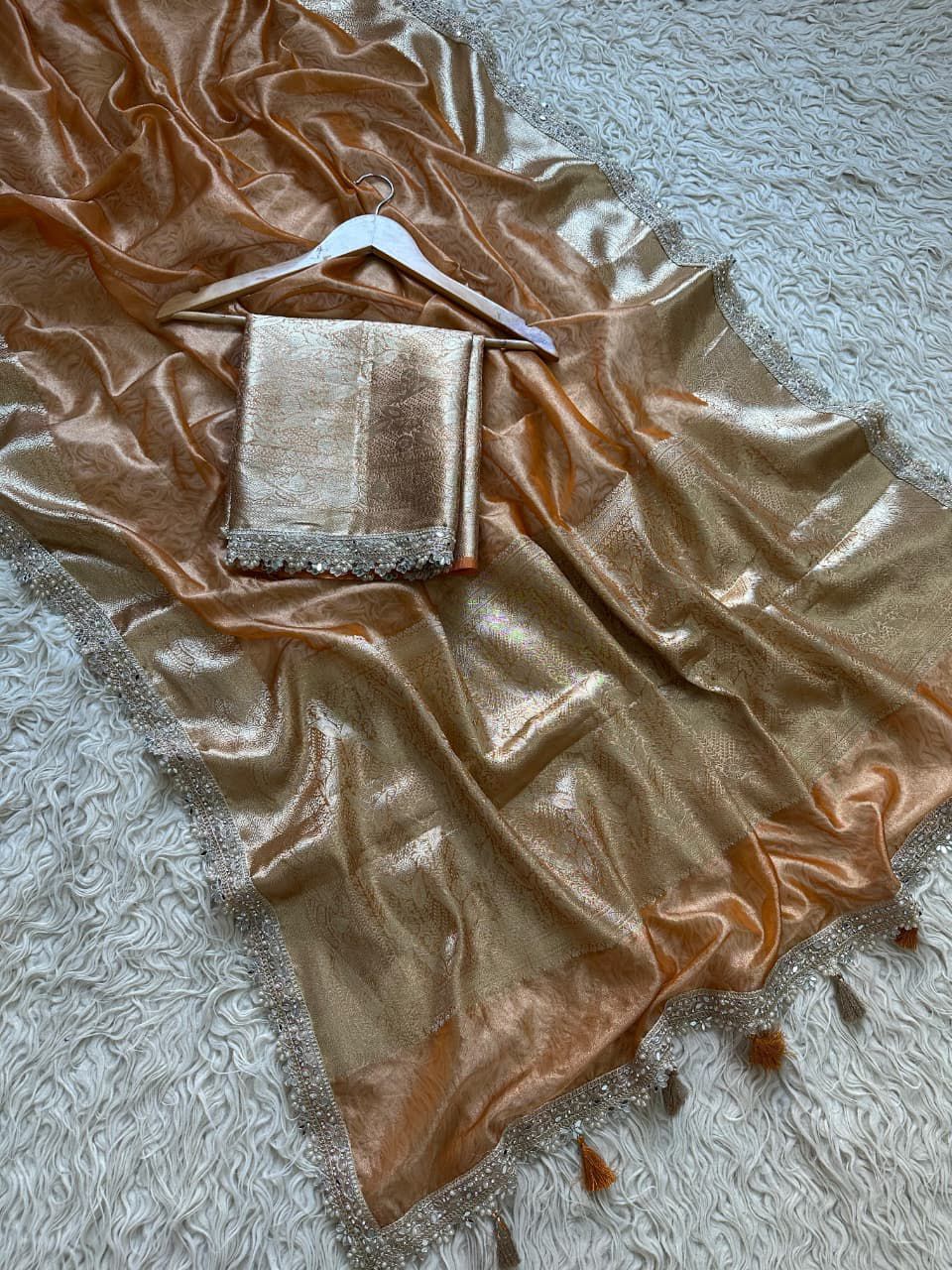 Banarasi Maharani Tissue in Daimond Avtar Saree