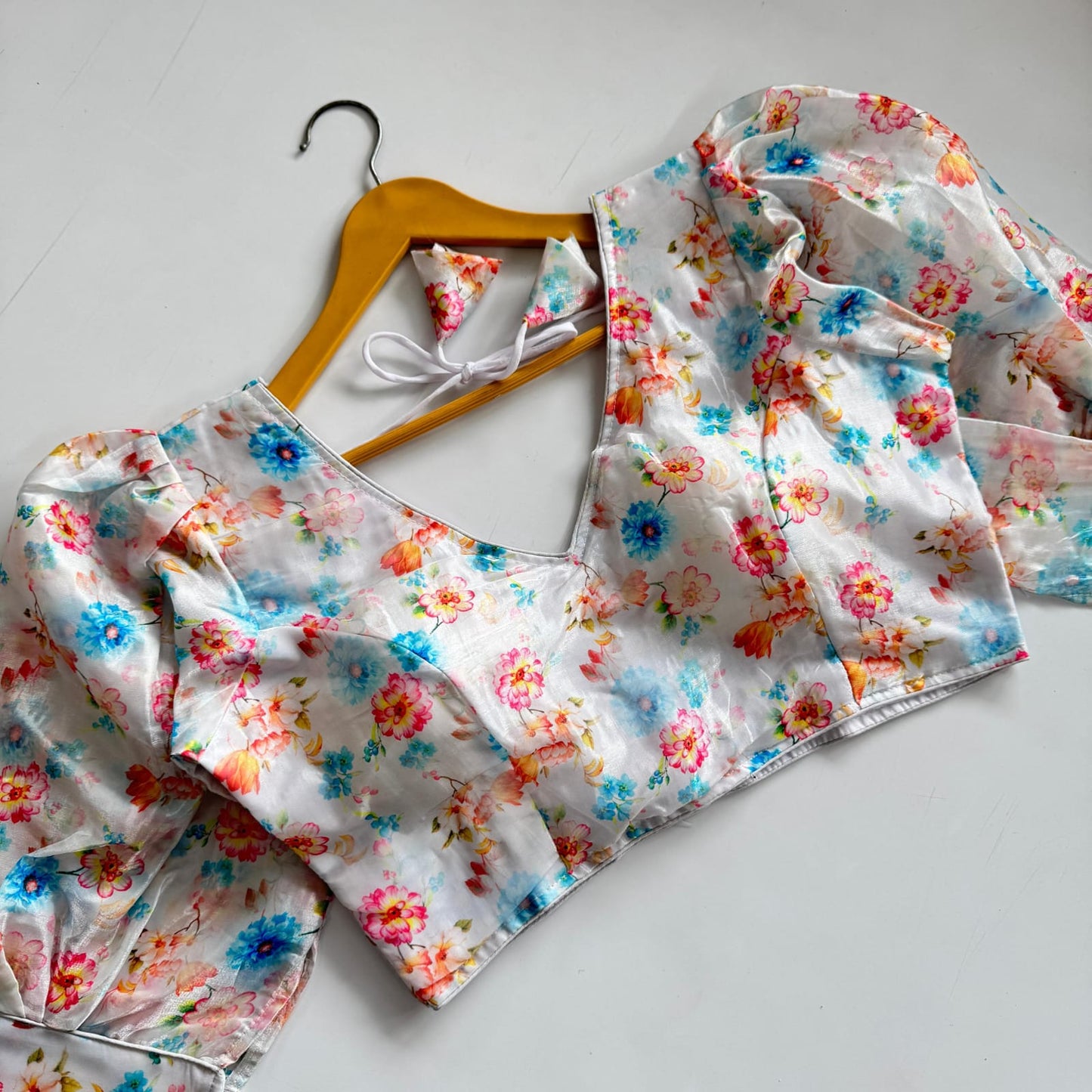 Kalamkari print print all over blouse