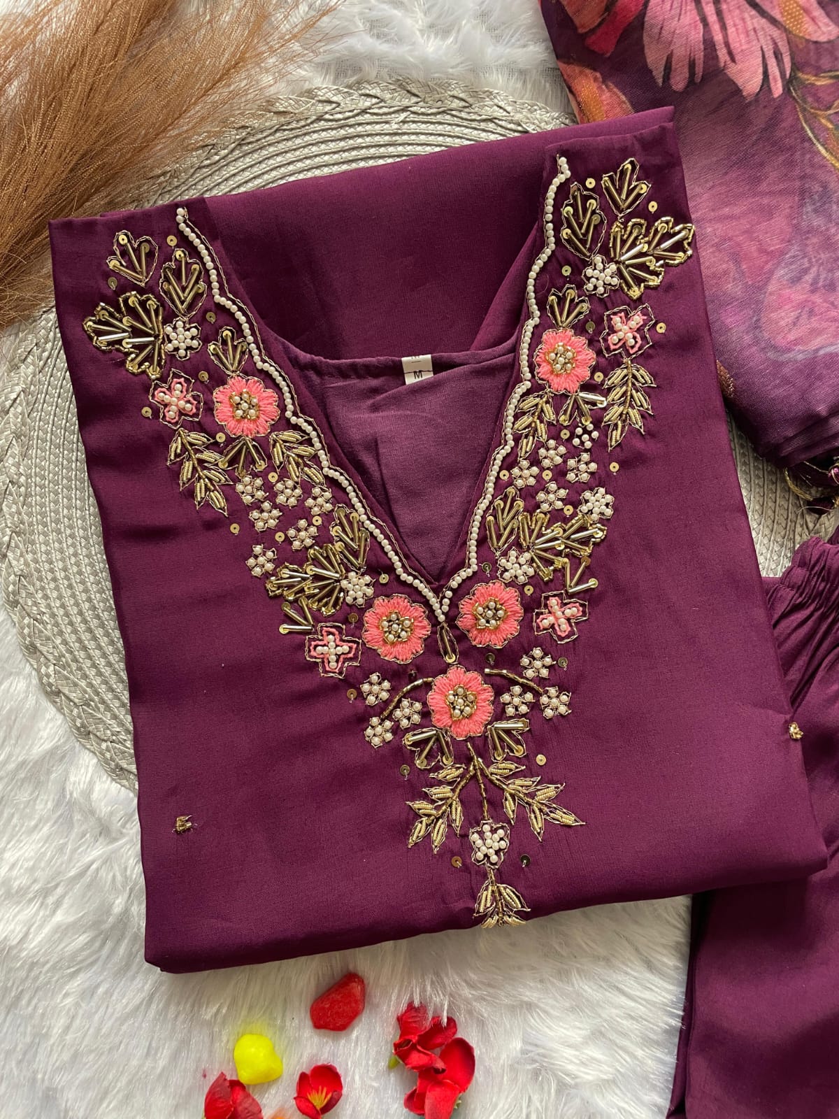 Roman Silk Kurta Set