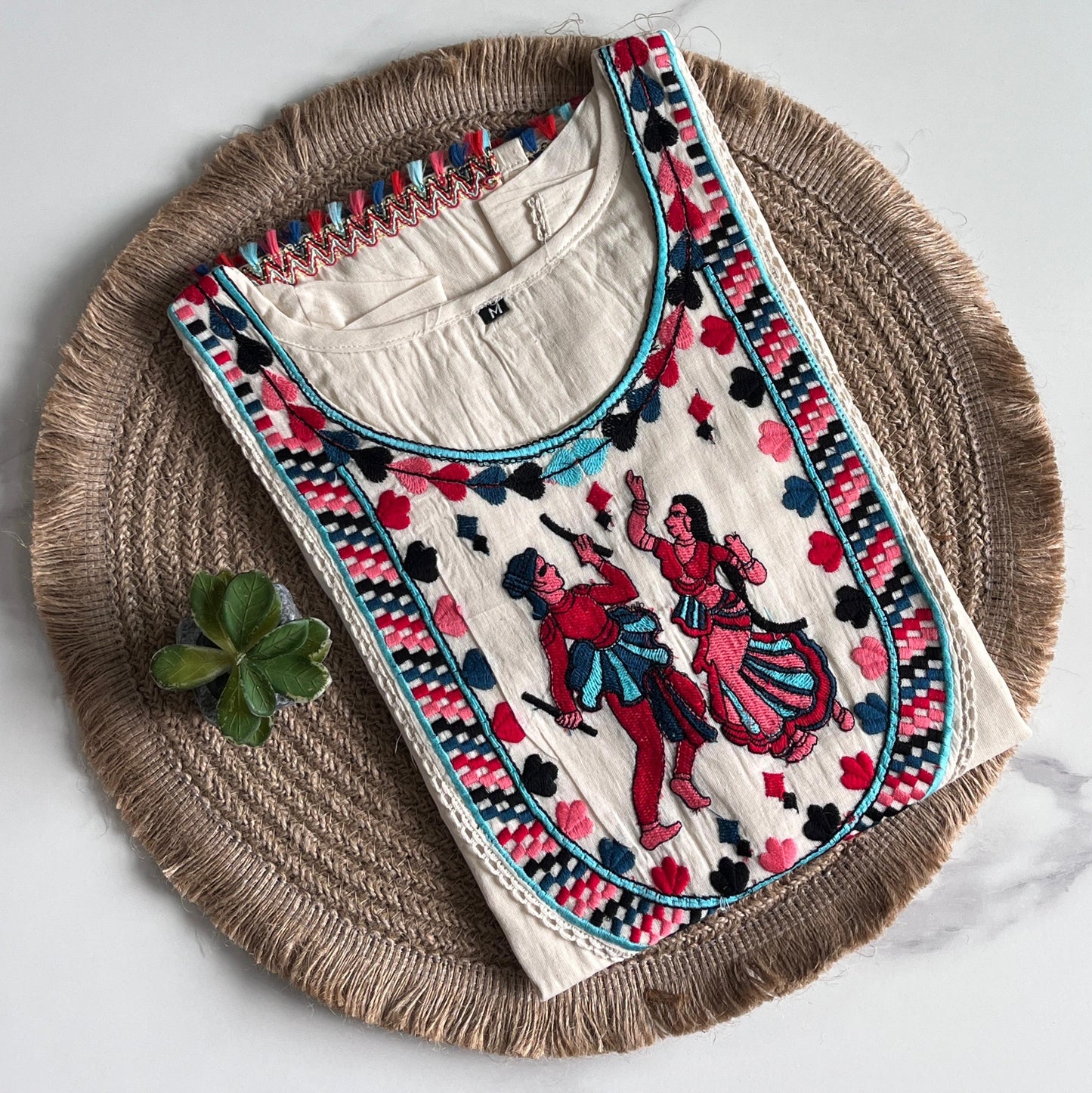 Pure Khadi Tunic Saree