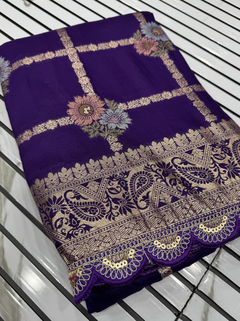 Pure Soft Russian Silk Saree
