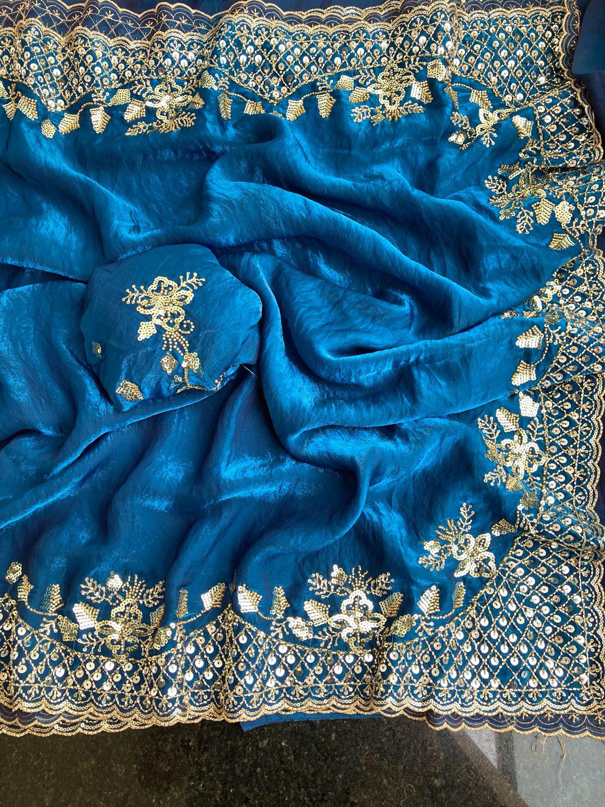 Fandy Jacquard Saree