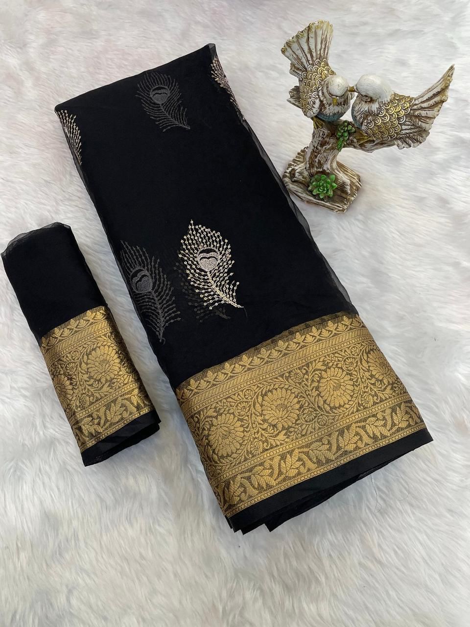 Kanchipuram Organza Saree