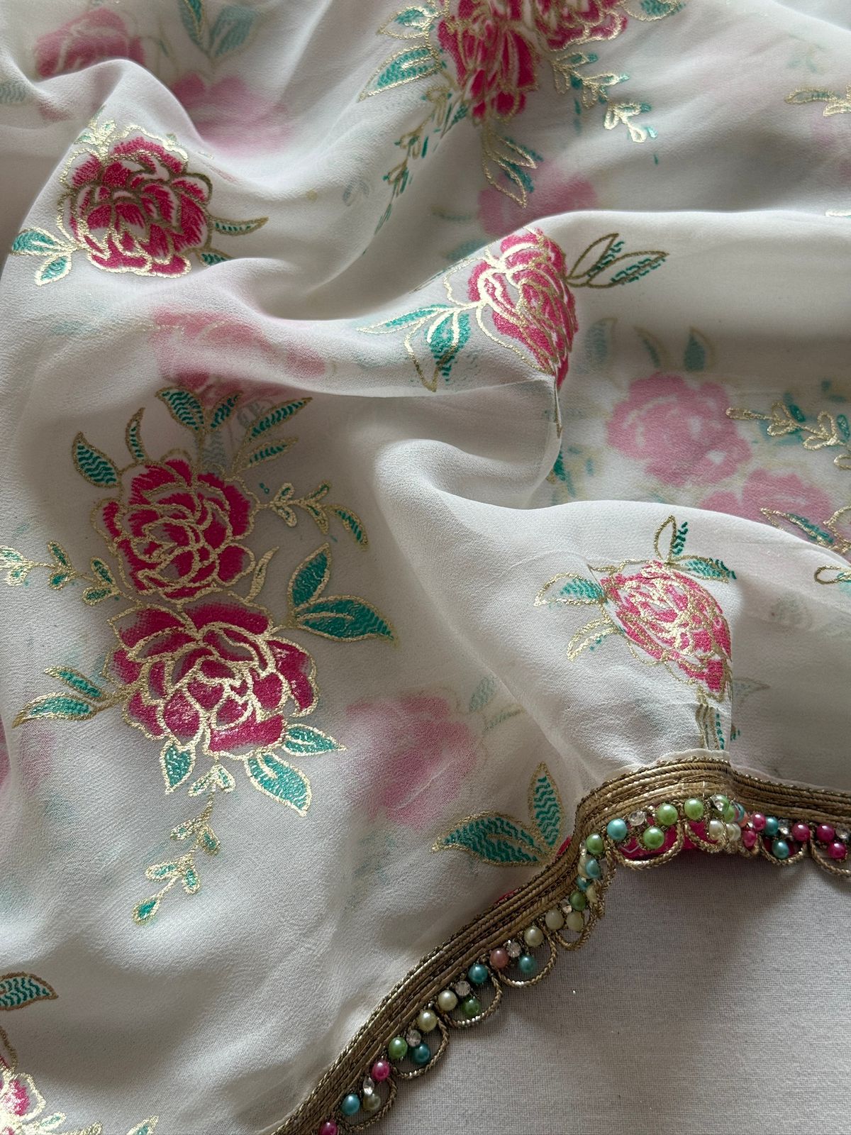 Soft Georgette Fabric Saree