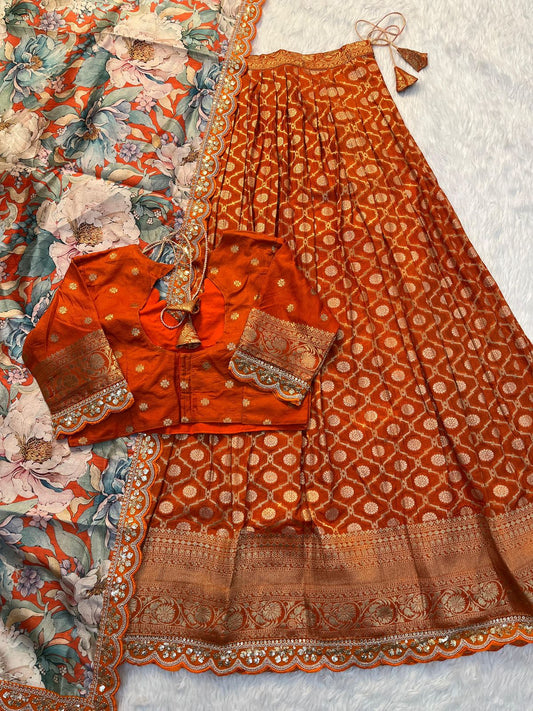 Pure Banarasi Lahenga