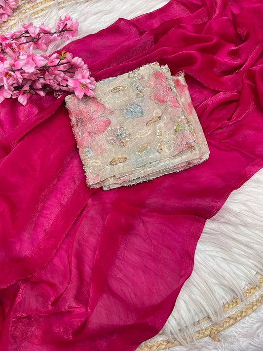 Space Silk Saree