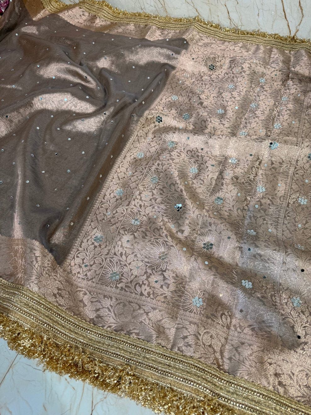 BANARASI SOFT TISSUE SILK SAREE