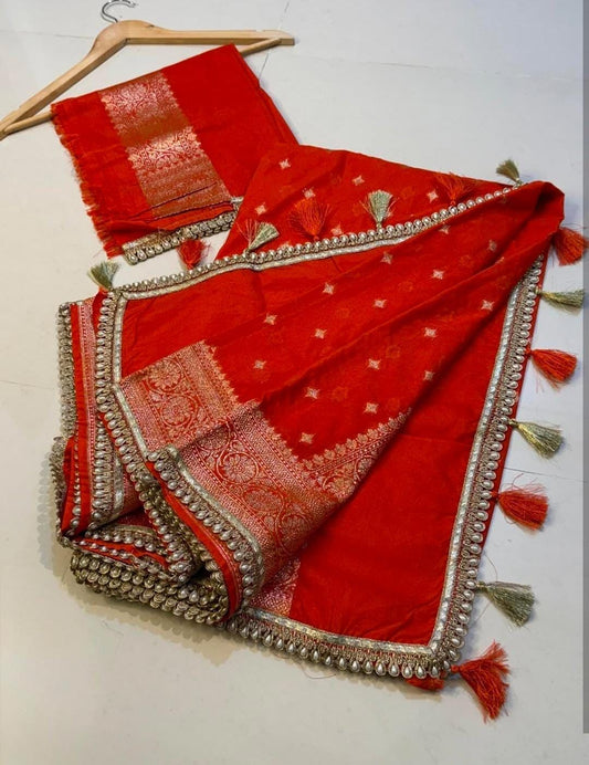 Premium Katan georgette silk saree