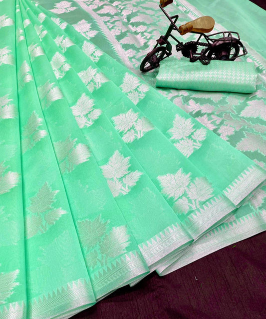 Chanderi Cotton Silk Saree